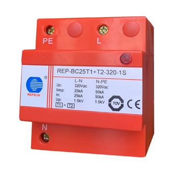 REP-BC25(TUV) lightning surge SPD for ac power supply system(T1+T2)