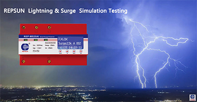 REPSUN Lightning & Surge Simulation Testing