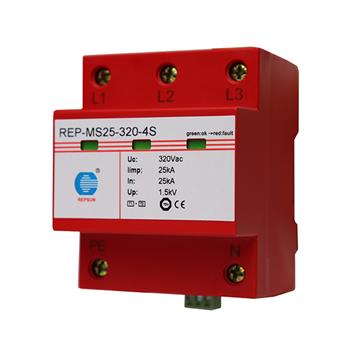  SPD(MS25) with  minimum dimension for three phase with Spark gap+Mov technology