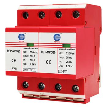 surge protectors for ac power supply system(T1+T2)